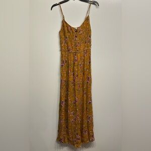 Patrons of Peace Floral Boho Maxi Dress S